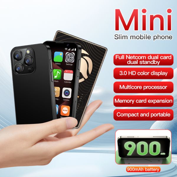 900mAh 3G Mini teléfono de reconocimiento facial 2GB + 16GB Nuevo XS18 Pro 3G