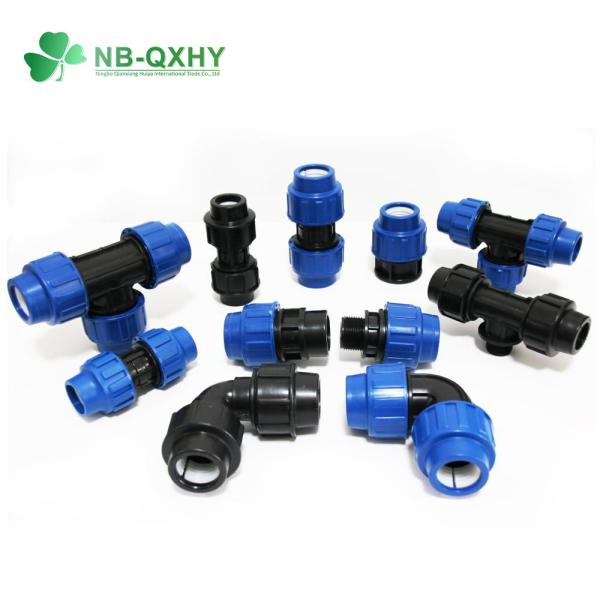 PP Compression Fitting Male Tee for Piping Systems Affordable and Durable Sample