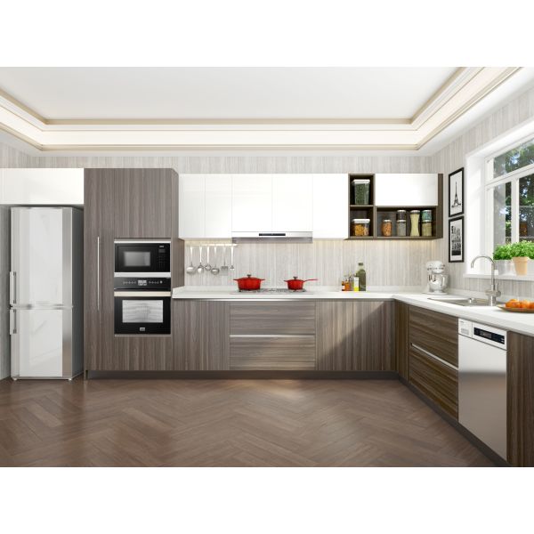 Меламин МДФ готовые шкафы серые кухонные шкафы настенные