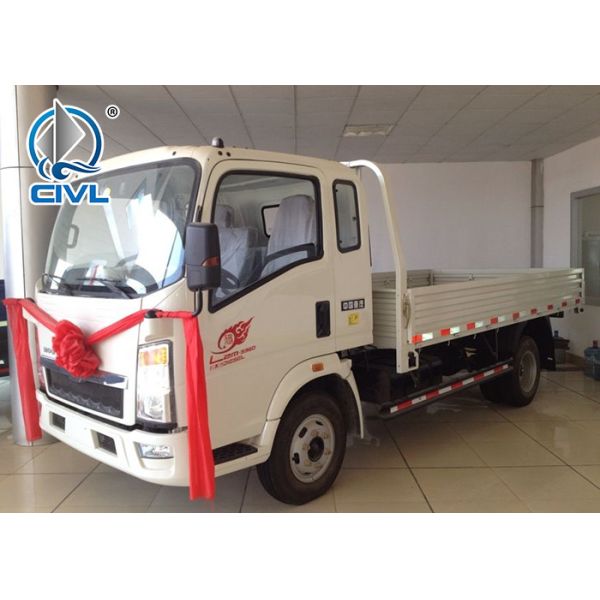 New Howo Sidewall Type  Small Cargo Truck 120hp Engine 8 Ton Load Capacity