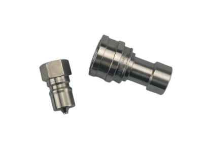 0.25'' de aço inoxidável 316 fechado acoplador rápido hidráulico