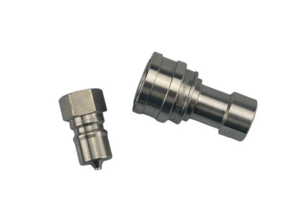 Industrial-Grade Two-Way Shut Off Quick Disconnect Couplings | NPT/BSP Thread 1/8-3 | Zinc, Stainless Steel, Brass