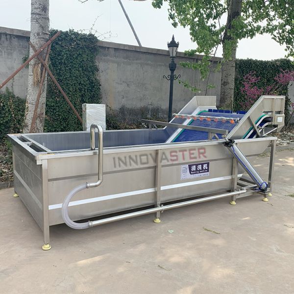 512 KG SUS304 Commercial Brush Polishing Air Bubble Fruit and Leaf Green Vegetable Washing Drying Machine