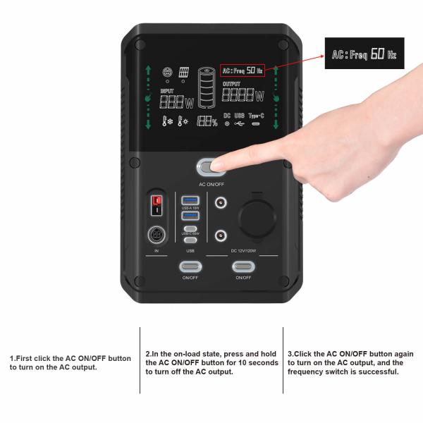 Portable Solar Backup Generator Portable Power Station 1000w 220v