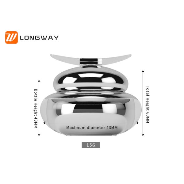 15g eyeshadow cream jar acrylic cosmetic jar empty plastic cosmetic