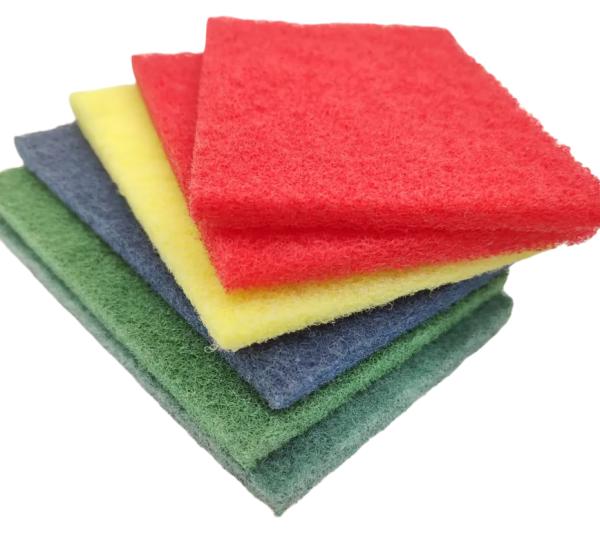 Les produits de nettoyage de cuisine résistants aux rayures de polyester/nylon