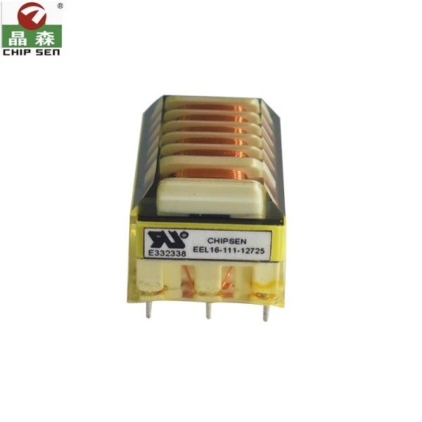 Copper Alarming System Potting Series EEL16 Custom 12v to 15kv UPS Audio Step up High Frequency High Voltage Transformers