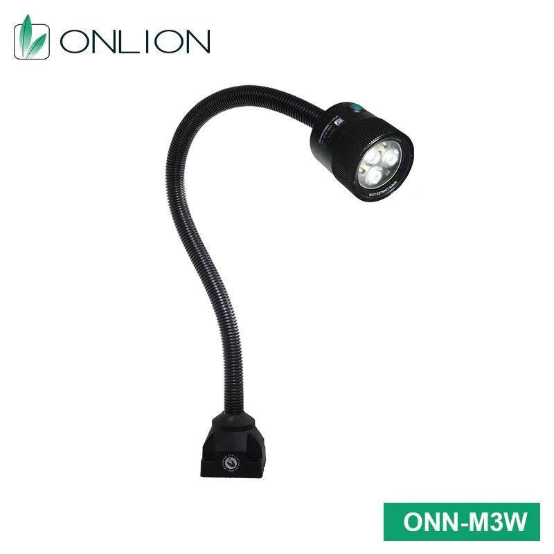ONN M3W LED Adjustable Gooseneck Light Flexible Gooseneck Work Lamp For CNC / EDM Machines