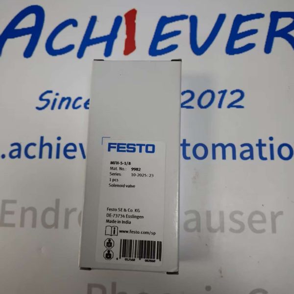 Festo MFH-5-1/8 | 5/2 Hand Lever Valve G1/8, Spring Return or Detent