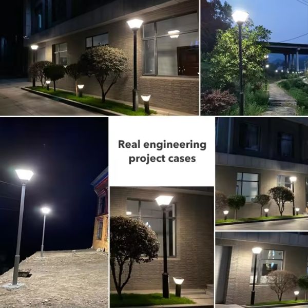 IP65 Waterproof Solar Garden Lights 100% Solar Powered LED Lights with 12H Runtime for Outdoor Garden