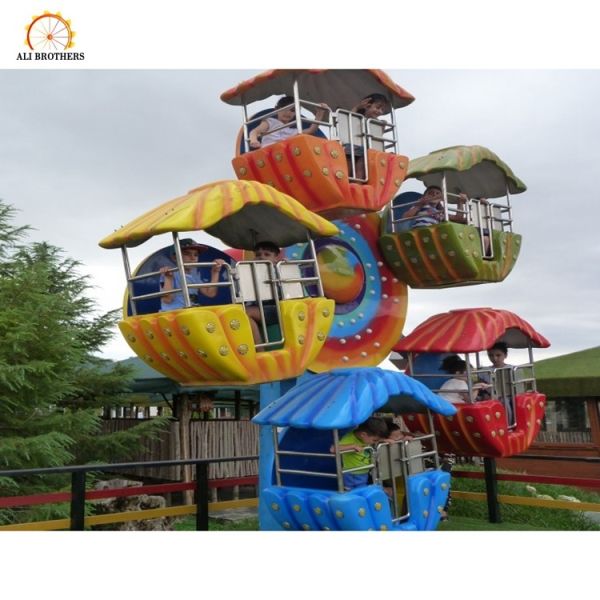 Attractive children games funfair rides mini ferris wheel/ amusement park equipment for family
