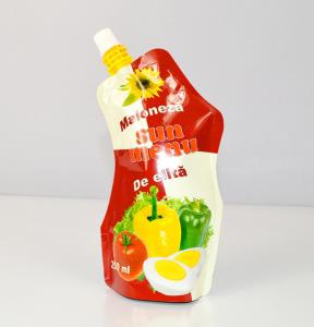 VMPET Stand Up Plastic Juice Liquid Packaging Pouch 8.5-33mm Diameter With Spout
