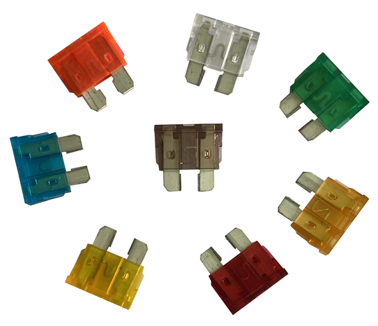 UL-248 Standard Automotive Blade Fuses DC32V 1A-40A For Cars Trucks Boats