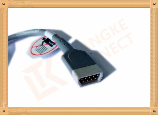 2 Lead Ecg Lead Cable FTC-3 DB9 Pin With Accurate Measurement , Non - Toxic