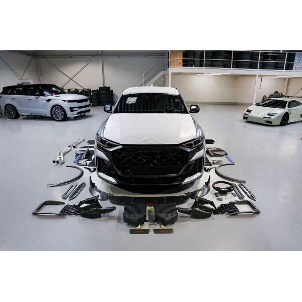RSQ8 2025+ Audi Body Kit Front Lip Skirt Rear Diffuser Spoiler Car Wide Body Kit