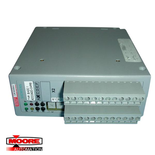 Linha fonte de 6DD2920-0AR6 SIEMENS que detecta o módulo