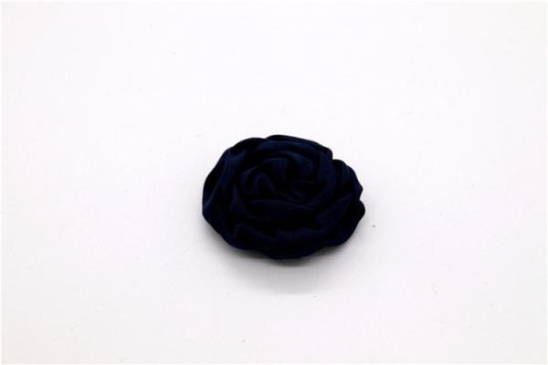 Hand Sintered Edge Flower /girl flower made of satin ribbons/Hand-simulated flower Various colors Fabric, wool