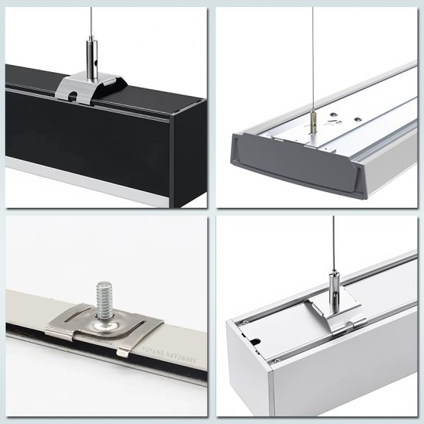 Customized T Bar Attachment Clip For Suspended Grid Track Lighting F3-332