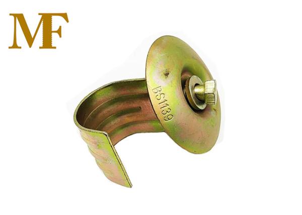Acoplador de aço pressionado galvanizado de Toe Board Clip Plank Mushroom do andaime da braçadeira do Limpet