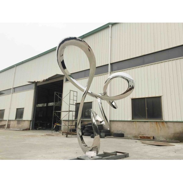 Abstract Metal Large Outdoor Sculpture Modern Garden Ornaments Statues
