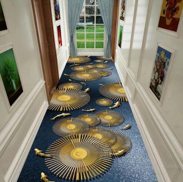 Special Geometric Pattern Commercial Floor Mat Entrance Corridor Stairway Hotel Mat
