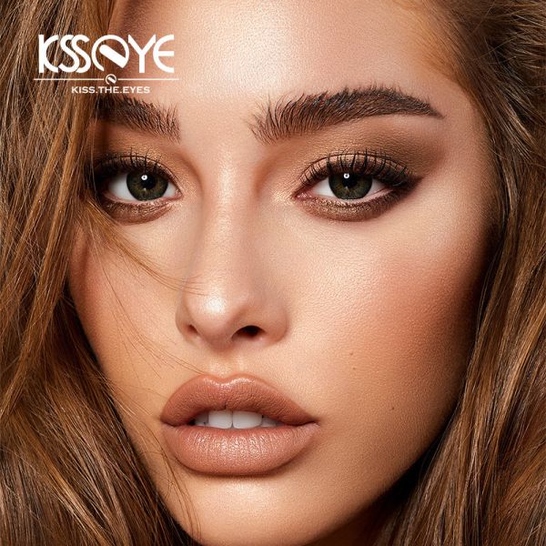 Realistic Soft Natural Black Contacts 4 Tone For Dark Eyes