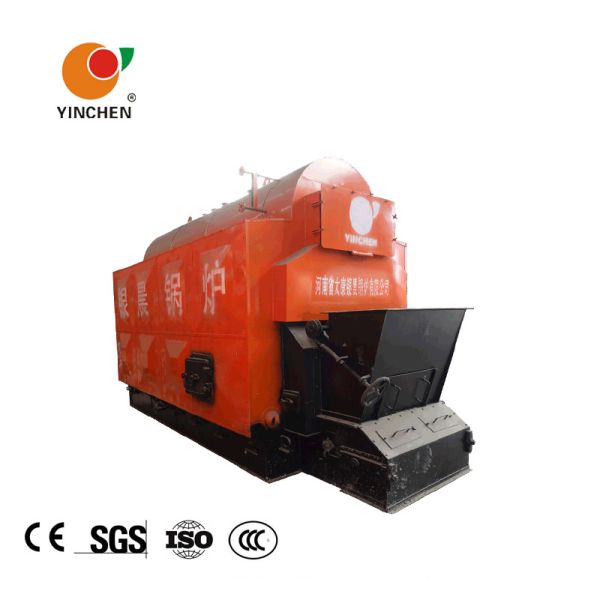 Horizontal Biomass Fired Steam Boiler , Wood Fired Hot Water Boiler 1-20 T/H Rated Output