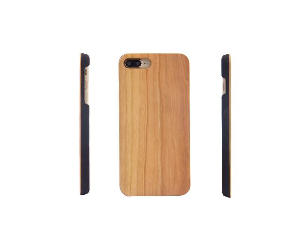 Bamboo Combo PC Hard Wood iPhone Case , iPhone 8 Plus Wooden Phone Cover