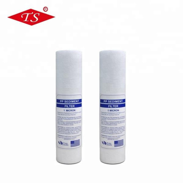 Customizable Polypropylene Water Purifier Filter Cartridge 1um Density White Color