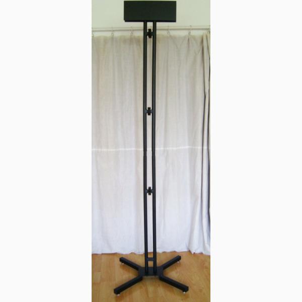 Six Wheels Auto Body Parts Racks , 2 Sides Metal Mag Wheel Display Stand