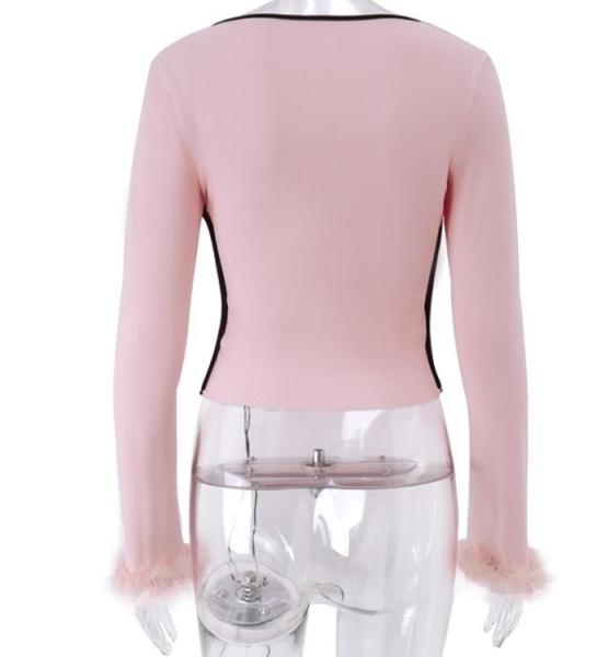 As senhoras longas sexy da camisa da luva T das mulheres personalizadas dos fabricantes de roupa da quantidade pequena cobrem