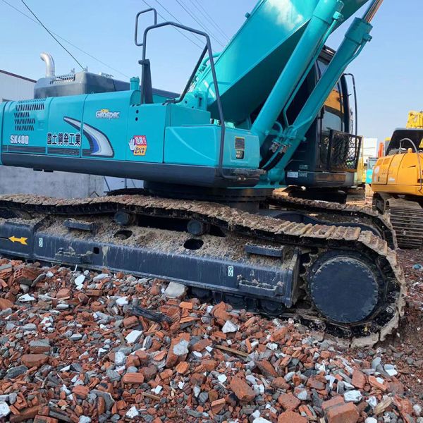 49400kg 243kw Excavadoras usadas Kobelco Sk480 2.3m3 Bucket Crawler 48Ton Gran máquina