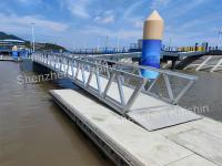Rampa do corredor central de Marine Aluminium Gangway Floating Dock do Decking de WPC