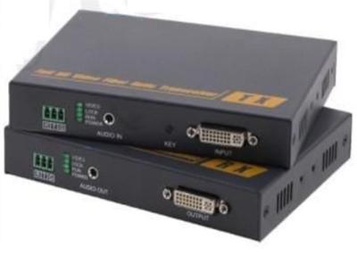 DVI To Fiber Converter Optical Audio DVI KVM Fiber Optic Extender With KVM Control