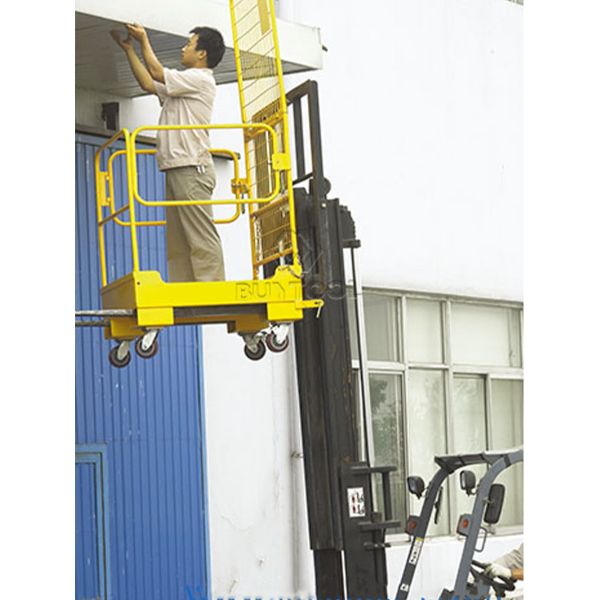 Alloy Steel Q235 Buildings Fold Down Forklift Maintenance Platform 300kg