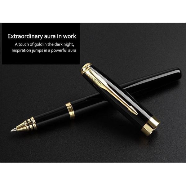 Stainless Steel Signature Neutral Pen Business Metal Roller Pen 0.7mm