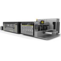 a máquina e a caixa de 300pcs/Min High Speed Printer Slotter dobram a colagem com colocação de correias dos PP