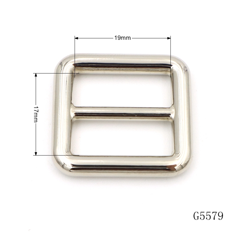 Zinc Alloy Metal Strapping Buckles OEM / ODM Tri Glide Slide Buckle For Bag And Pet Collar