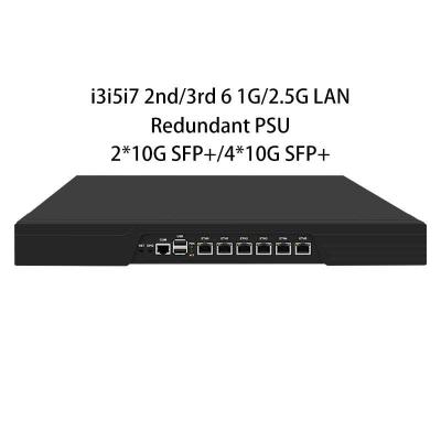 Zynshield 1U Rackmount Firewall OPNsense Panabit PVE Debian Ubuntu 6 2.5G LAN Intel i3i5i7 3rd Gen.