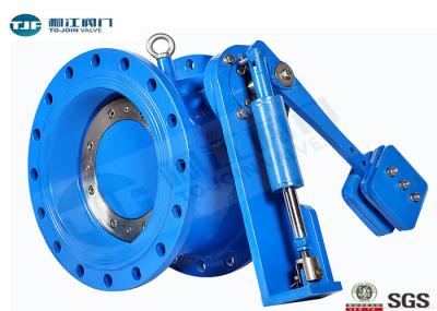 Flanged Butterfly Valve With Counter - Weight Hydraulic Control Check PN10 / PN16