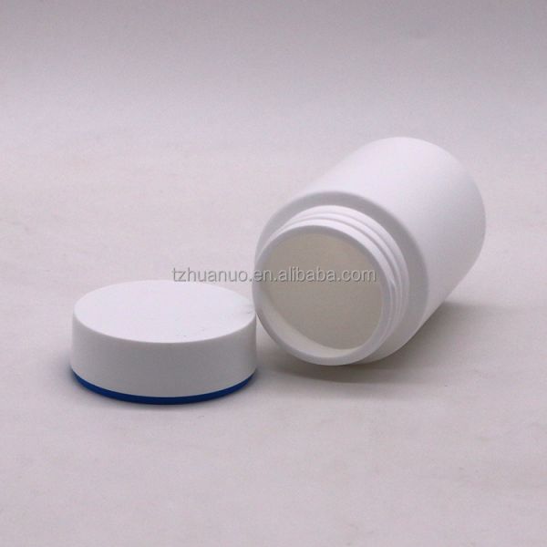 Bouteille de remplissage en HDPE de 135 ml à large bouche et bouchon à vis en plastique en HDPE