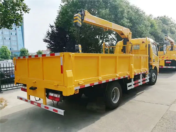 China Construction Machine 2ton 3.2ton Truck Mounted Full Hydraulic Truck Crane