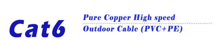 Outdoor Network Fiber Cable Cat6 SFTP Lan Cable 1000ft With Double Jacket PVC / PE