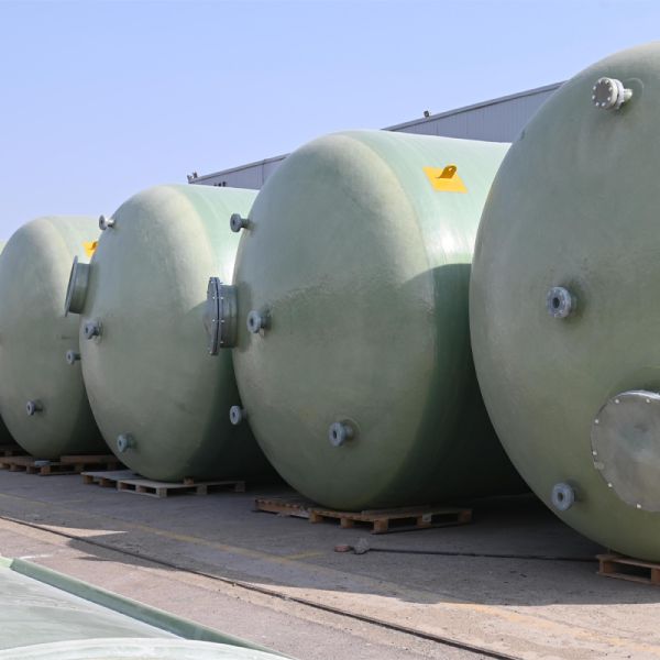 Stackable FRP Grp Horizontal Water Tank Durability Pressure Resistance