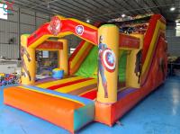 Fabrique de glissière gonflable commerciale Spider-Man Château gonflable de saut