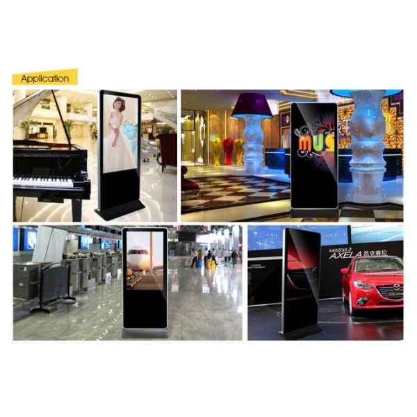 43 Inch All in One PC Interactive Touch Screen  Kiosk Advertising Display For Mall