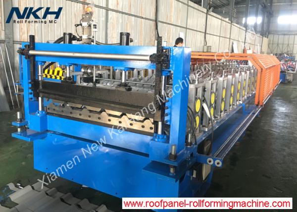High Effective Roof Panel Roll Forming Machine For 1000mm Cover Width