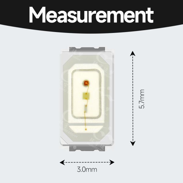 Full Spectrum 5730 SMD LED Chip  white 6500K 7000K Mix Whtie Color Customization Available 1W For Aquarium lights aquatic plants and tropical fish