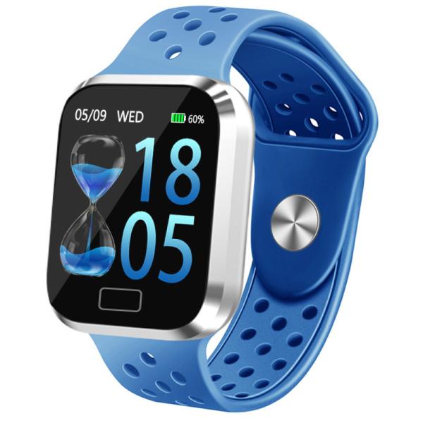 Digital Square Shape Smartwatch Bracelet M56 1.3inch Call Message Reminder