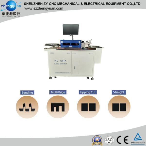 3.5KW Auto Bender Machine 95 ° Max Bending Angle For Steel Rule ZY - 320A Model